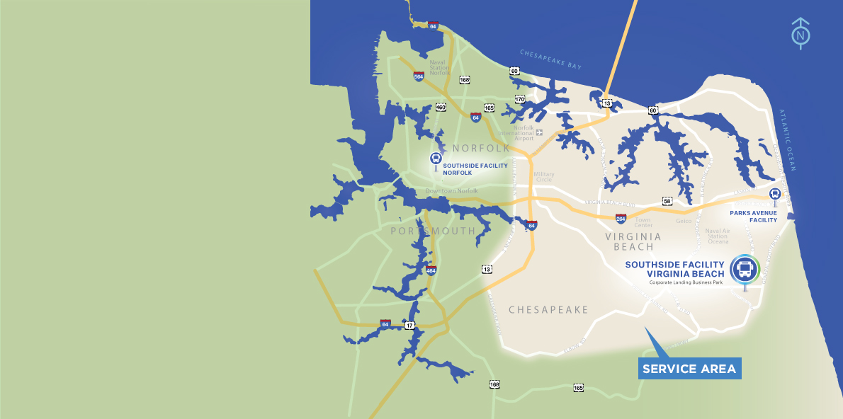 Service Area Map